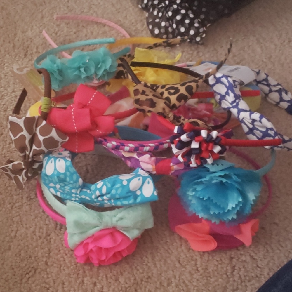 Large lot of headbands